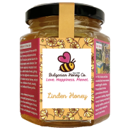 Miere din flori de tei, naturala, bruta, nefiltrata, 250g
