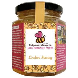 Miere din flori de tei, naturala, bruta, nefiltrata, 250g