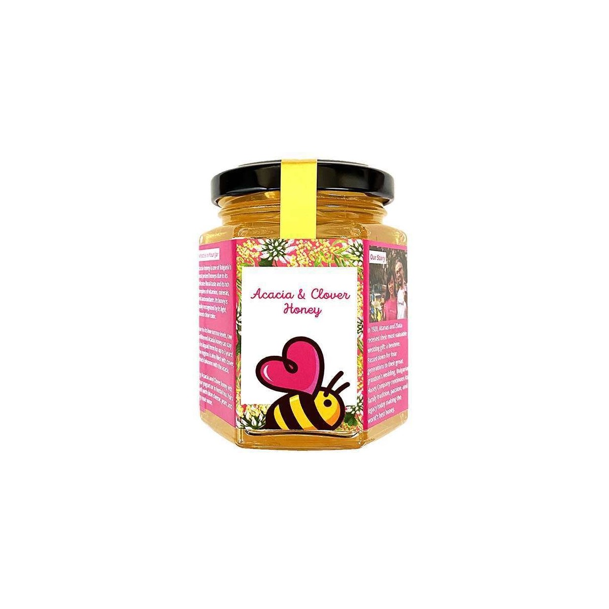 MIERE DE SALCAM SI TRIFOI, CRUDA si NEFILTRATA, 450G