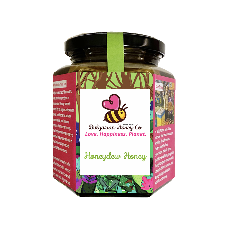 Miere de mana, naturala, bruta, nefiltrata, 250g