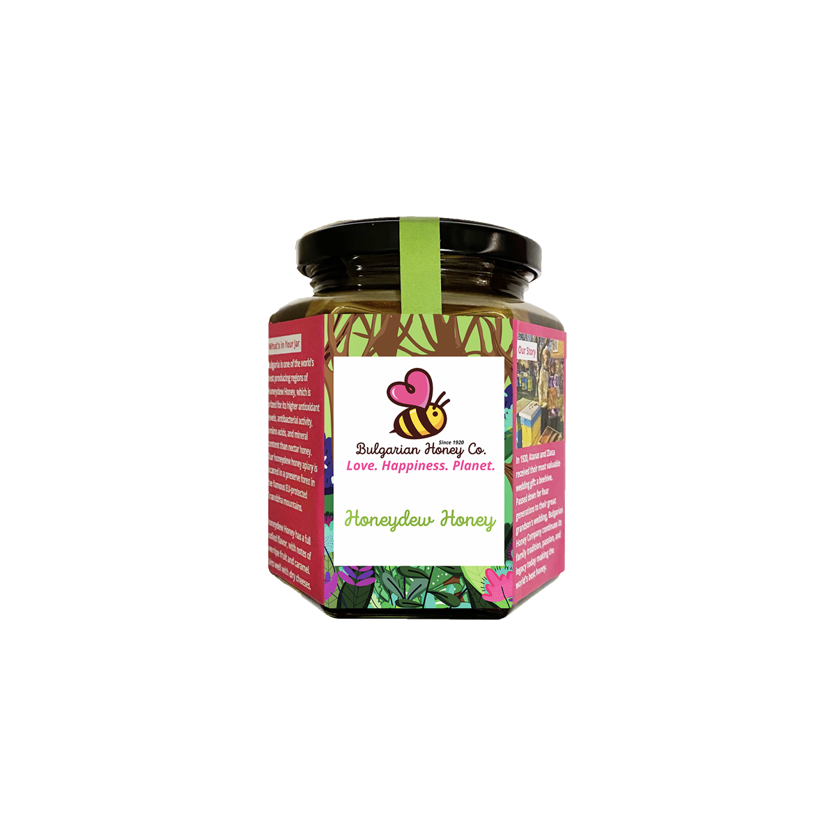 Miere de mana, naturala, bruta, nefiltrata, 250g