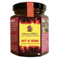 Miere crudă nefiltrată, boabe de piper de Sichuan, ardei iute Birdsey