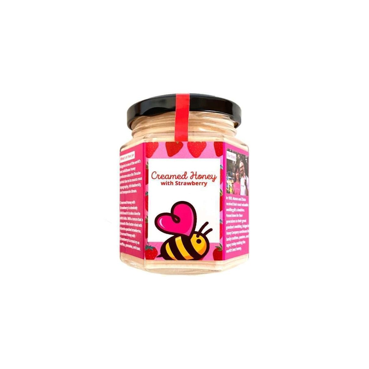 MIERE CREMA CU CAPSUNI, 350G