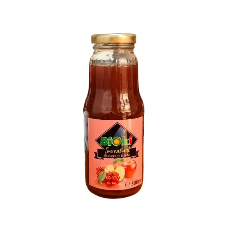 SUC NATURAL DE MERE SI VISINE (fara zahar adaugat)