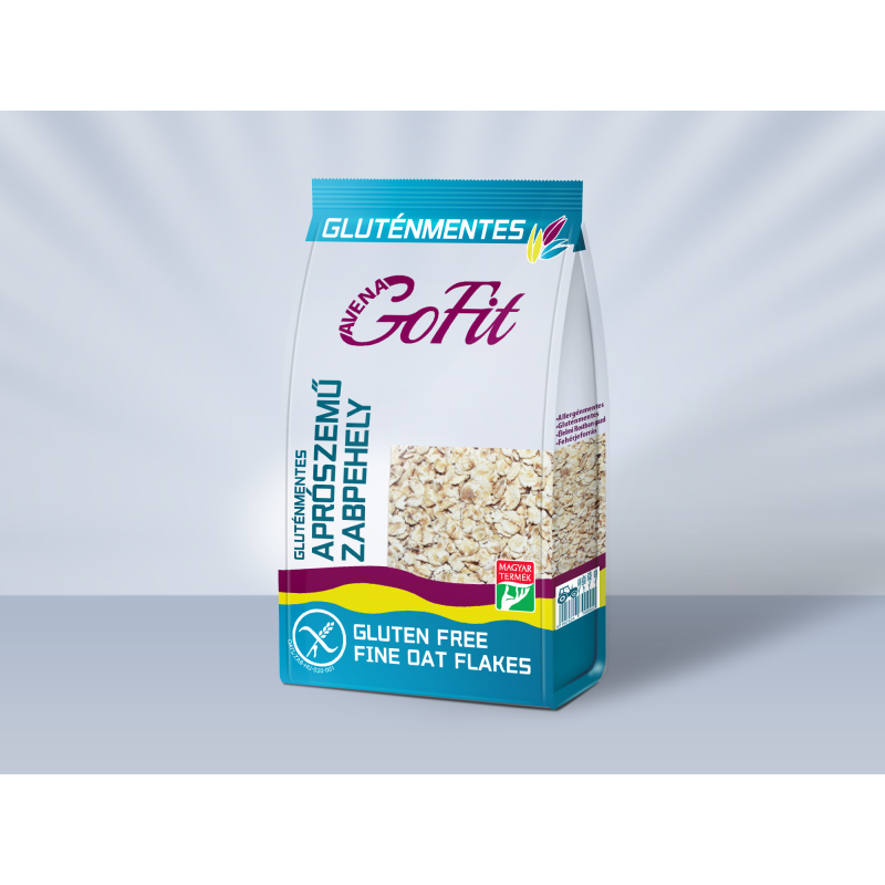 Fulgi de ovaz fini fara gluten (500g), Avena GoFit