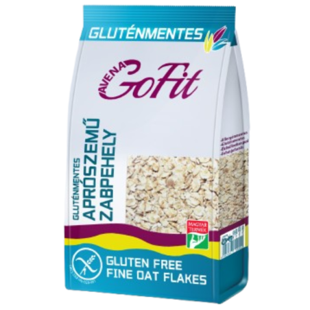 Avena GoFit Fulgi de ovaz fini fara gluten (500g)