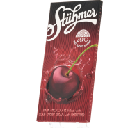 Pachet PROMO: 10 X Ciocolata neagra fara zahar, cu visine 100g (PRODUSA DE CIOCOLATERIA STUHMER)