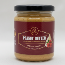 Pachet: 10 X Unt de arahide cu Crema Avorio si Zmeura, 250g