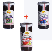 Pachet Gem BIO fara zahar adaugat 280g: de Aronia + de Afine+ de Capsuni