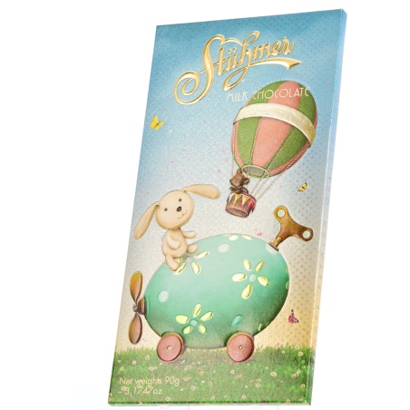 Ciocolata cu lapte, editia de Paste 90g- PRODUS DE CIOCOLATERIA STUHMER