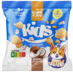 Pufuleti fara gluten, pentru copii, cu aroma cosos, 40g