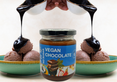 INGHETATA VEGANA DE CIOCCOLATA  cu VEGAN CHOCOLATE